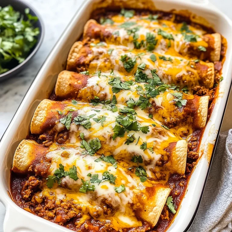 Ground Beef Enchiladas