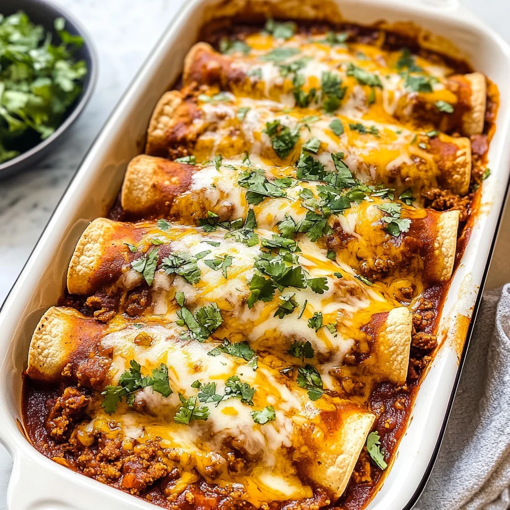 Ground Beef Enchiladas