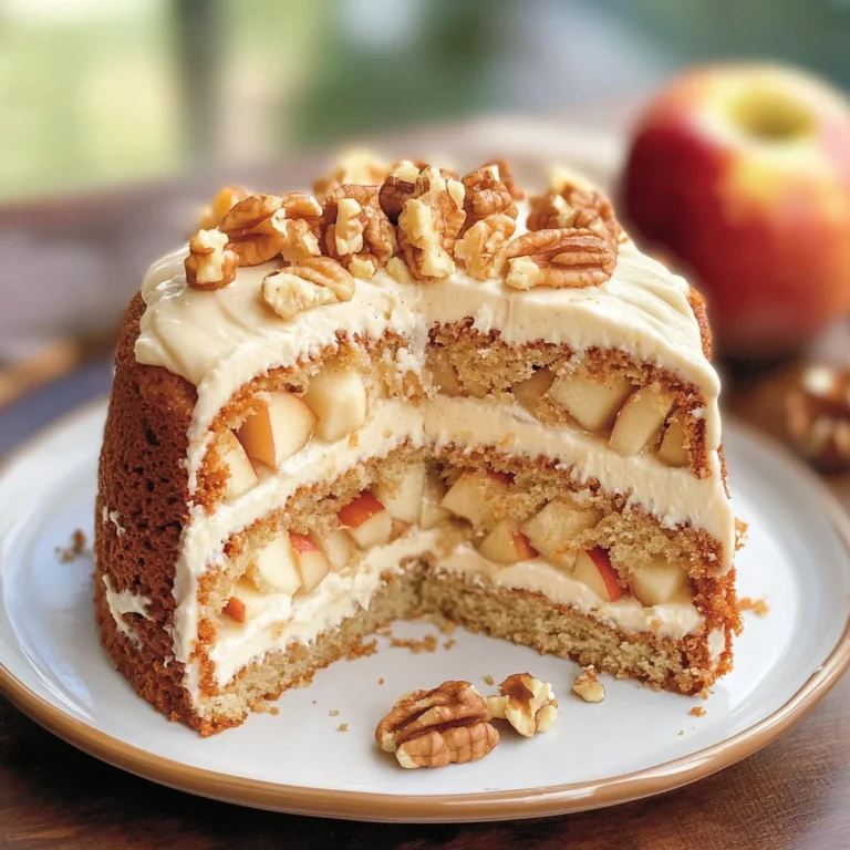 Irresistible Fresh Apple Cake with Dreamy Cream Cheese Frosting