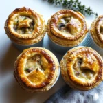 Mini Mushroom & Gruyère Pot Pies | Savory Individual Bakes
