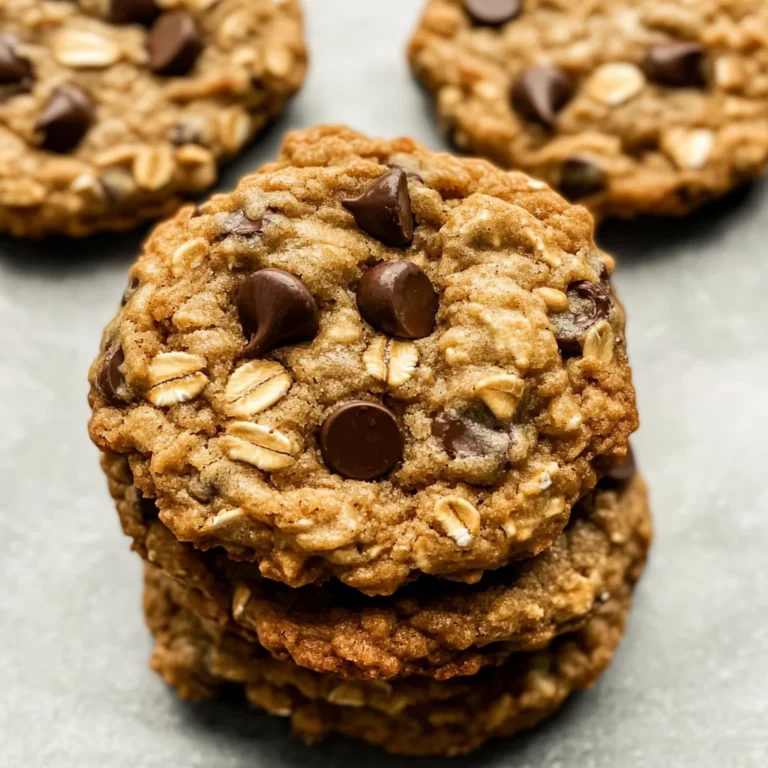 Peanut Butter Oatmeal Chocolate Chip Cookies
