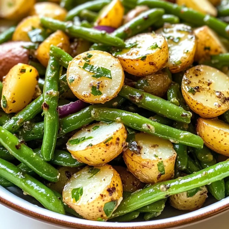 Quick Green Bean Potato Salad