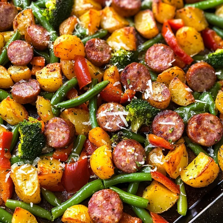 Sheet Pan Sausage and Veggies