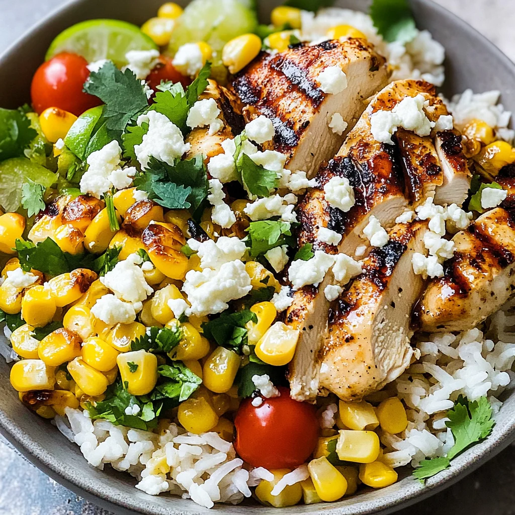 Street Corn Chicken Rice Bowl Recipe