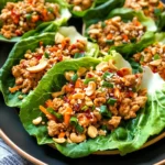 Thai Chicken Lettuce Wraps