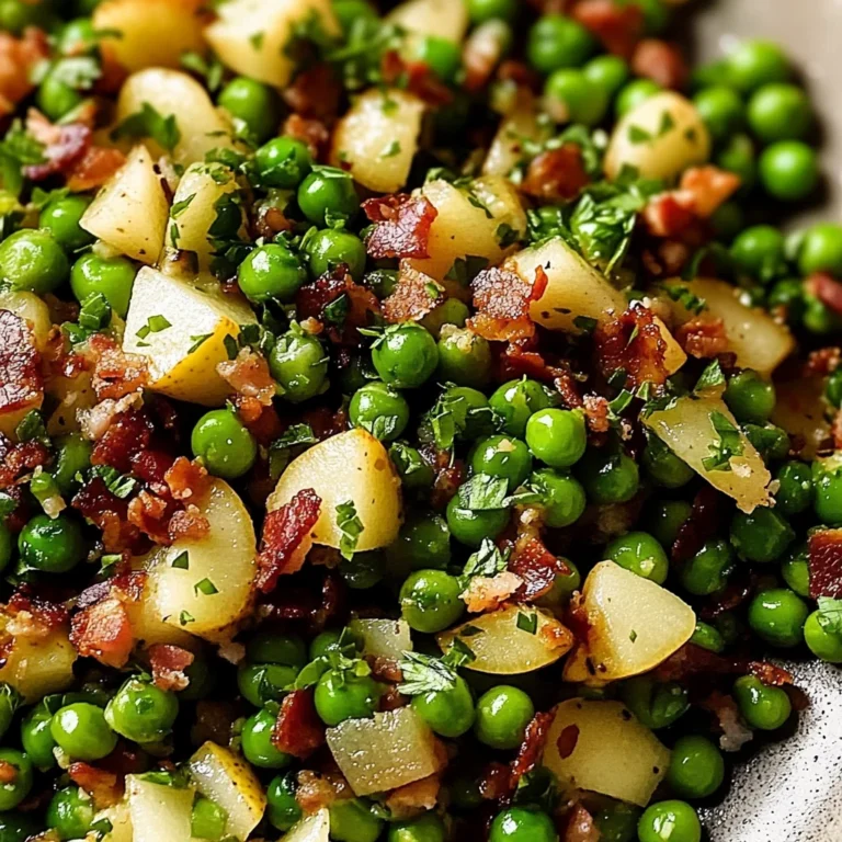 Thanksgiving Peas (with Pear and Pancetta)