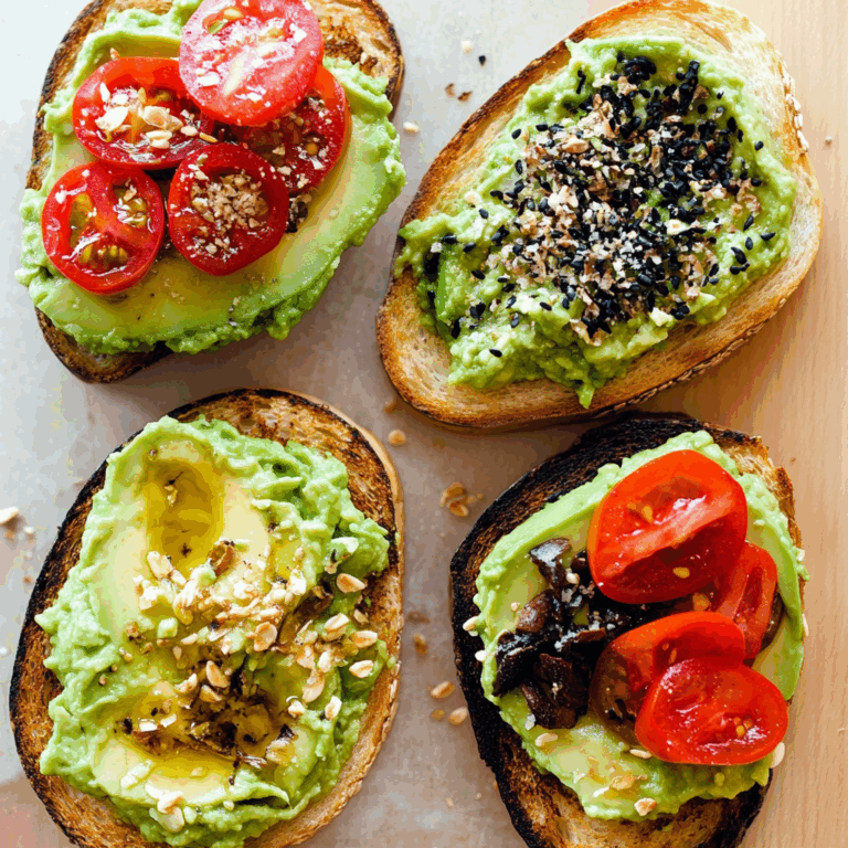 Avocado Toast (6 Ways!)
