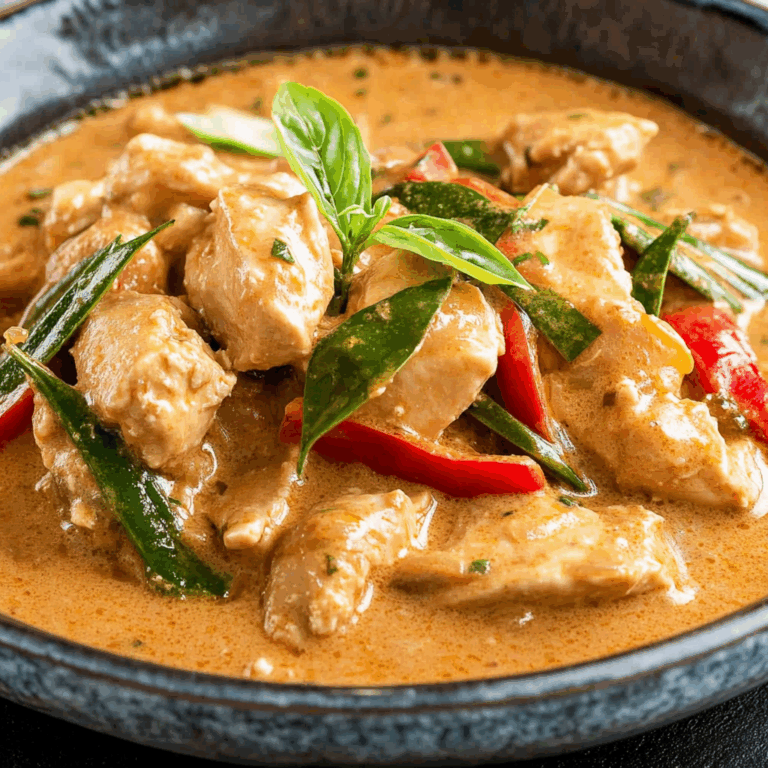 Easy Thai Chicken Panang Curry