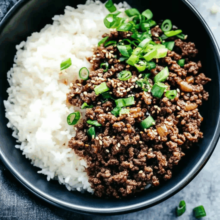Korean Ground Beef Bowl (25-Minutes)