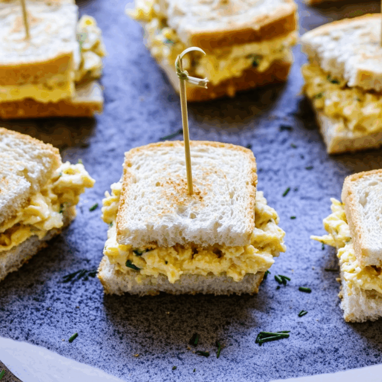 Mini Egg Salad Sandwiches