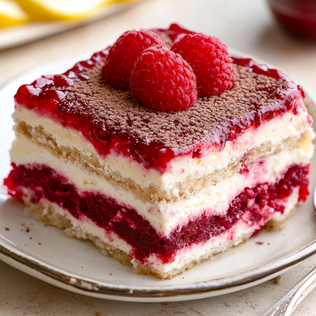 Raspberry Tiramisu