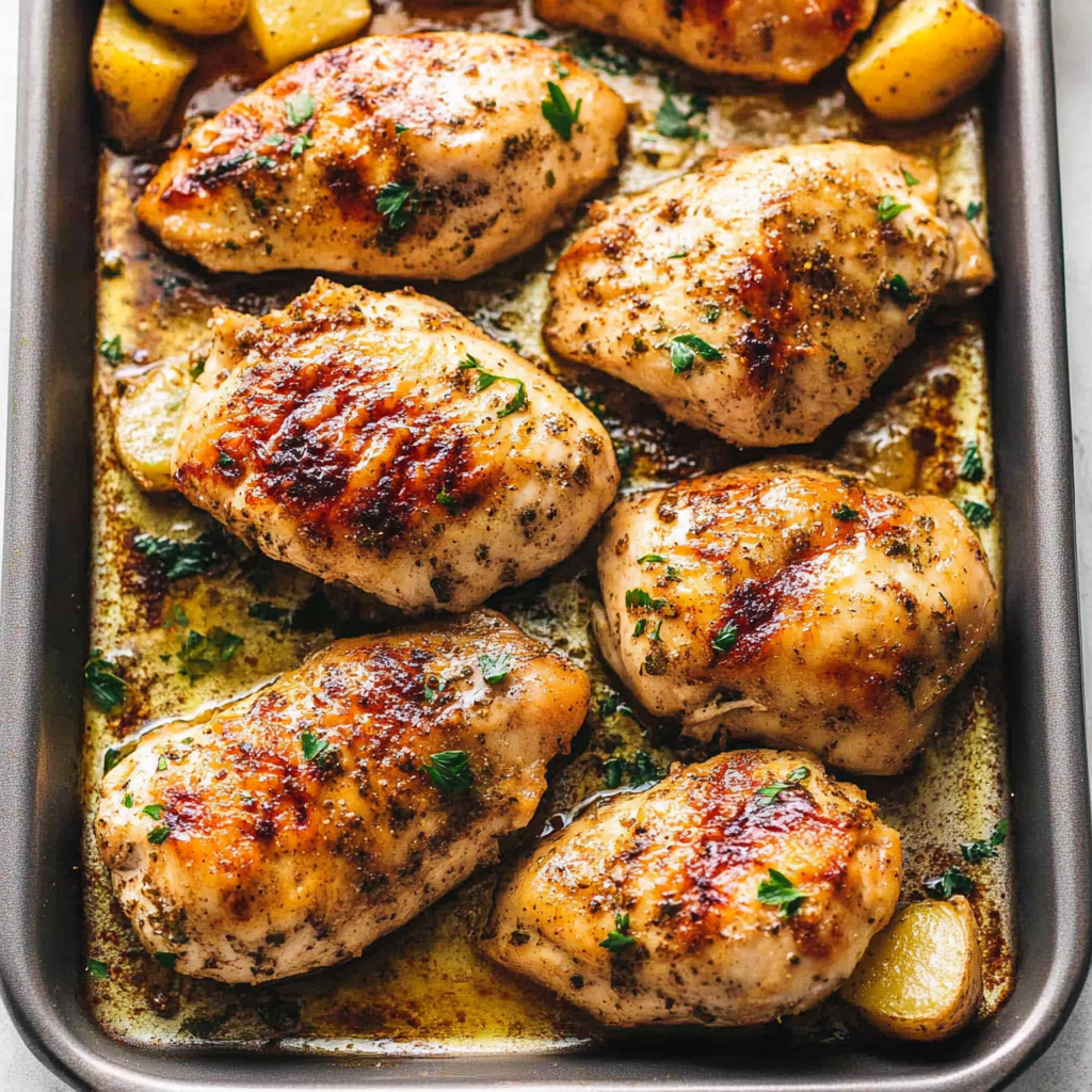 Sheet Pan Chicken and Potatoes