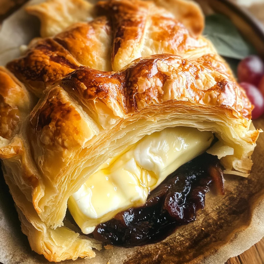 Baked Brie in Puff Pastry