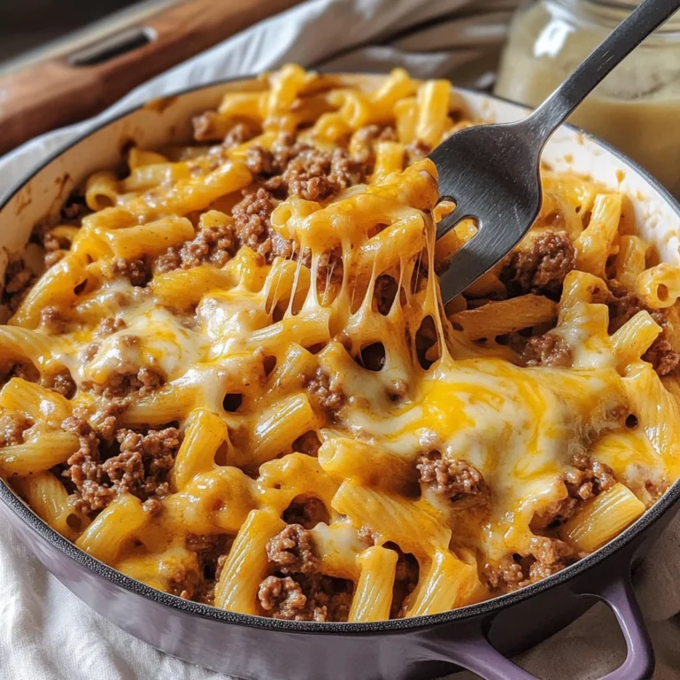 Cheeseburger Pasta