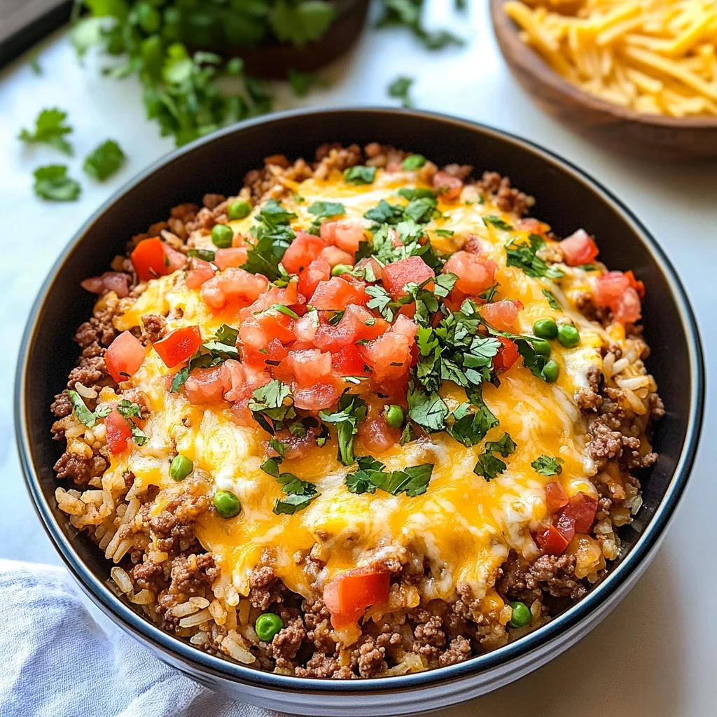 Cheesy Taco Rice Recipe