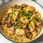 Chicken Marsala Orzo