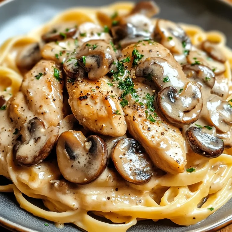 Chicken Marsala Pasta