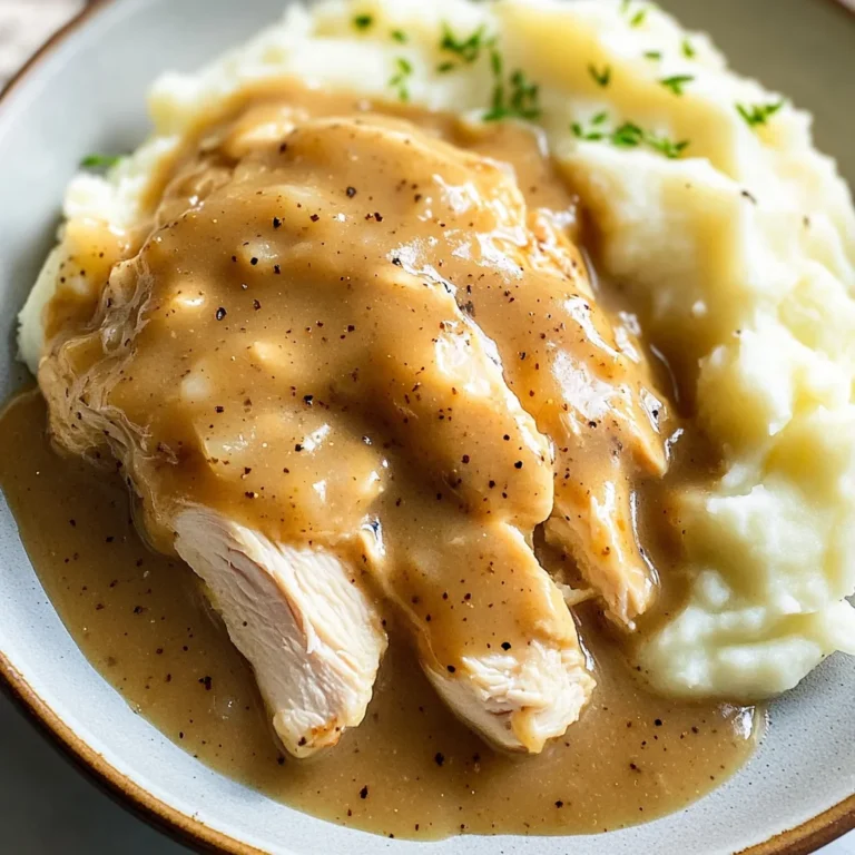 Chicken and Gravy (over mashed potatoes)