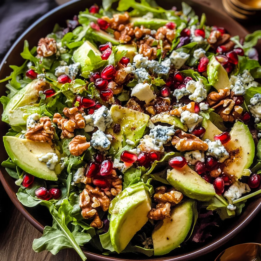 Christmas Salad with Honey Mustard Dressing