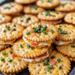 Creamy Cheddar Herb Ritz Cracker Sandwiches