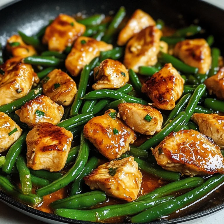 Easy Chicken Breast and Green Beans