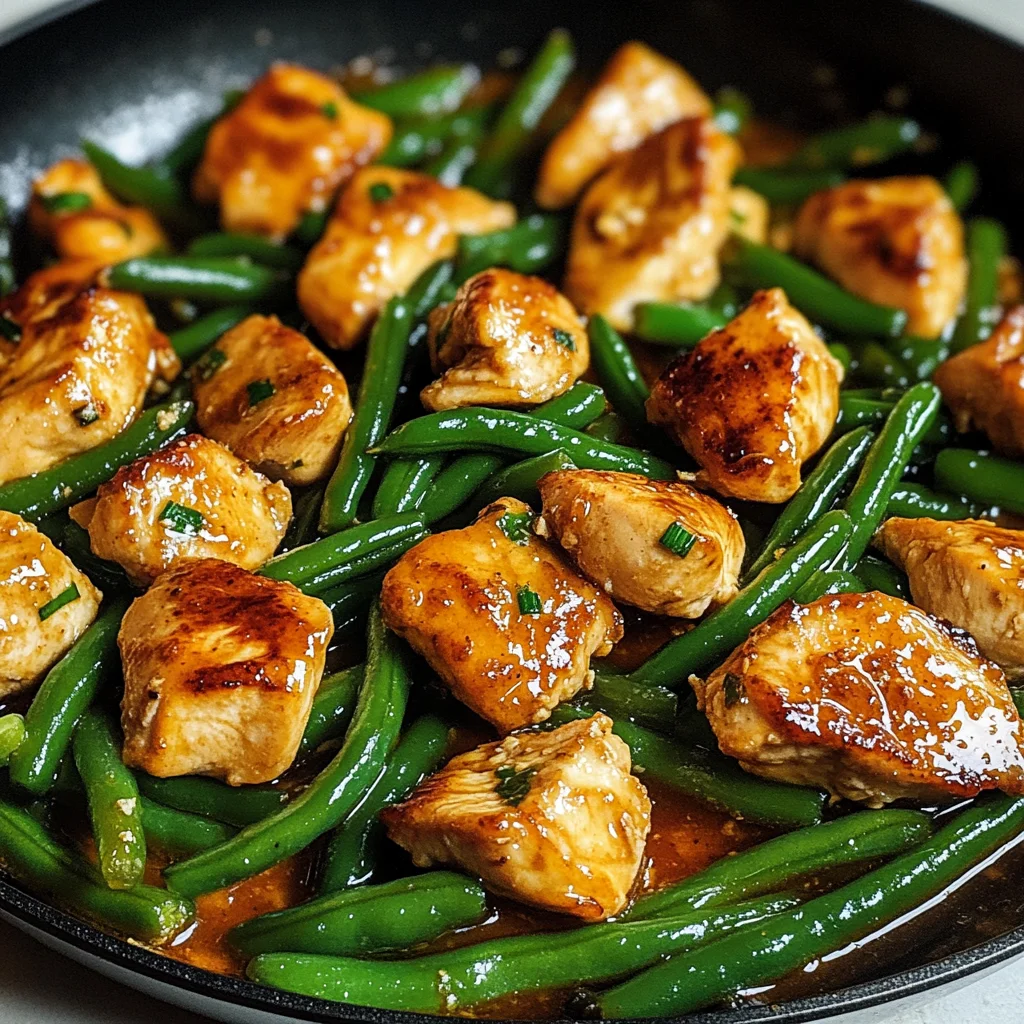Easy Chicken Breast and Green Beans