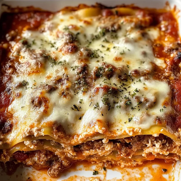 Easy Lasagna Recipe (No Boil Noodles)