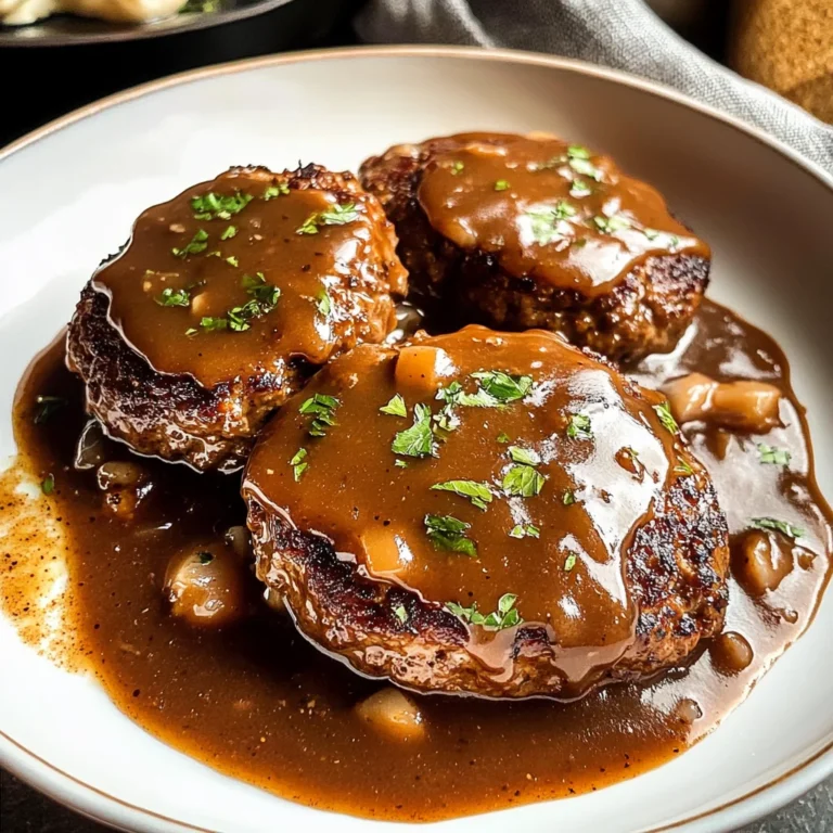 Easy Salisbury Steak Recipe