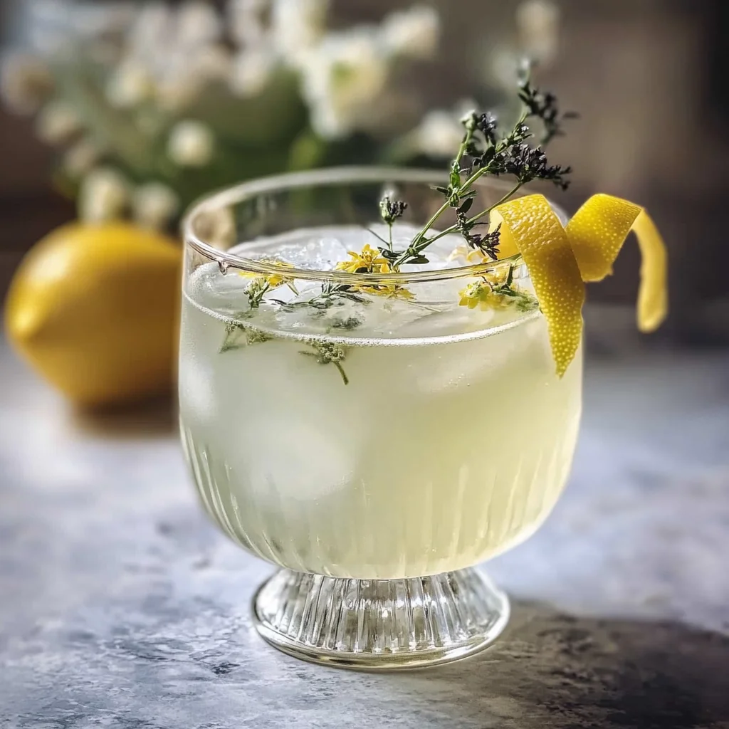 Elderflower Winter Gin Cocktail Recipe