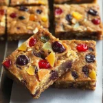 Festive Christmas Fruitcake Bars