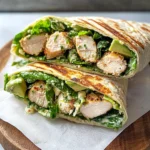 Grilled Chicken Caesar Salad Wraps