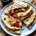 Grilled Mediterranean Veggie Quesadillas