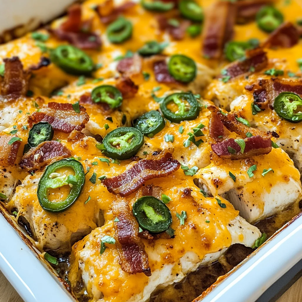 Jalapeño Chicken Popper Bake