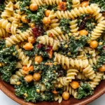 Kale Caesar Pasta Salad