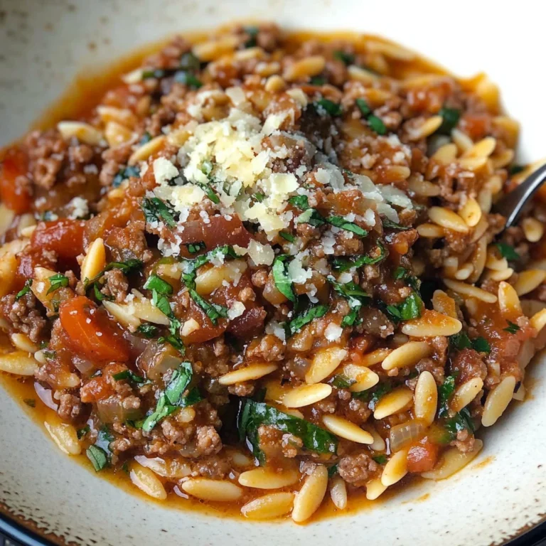 Manestra (simple Greek orzo comfort food)