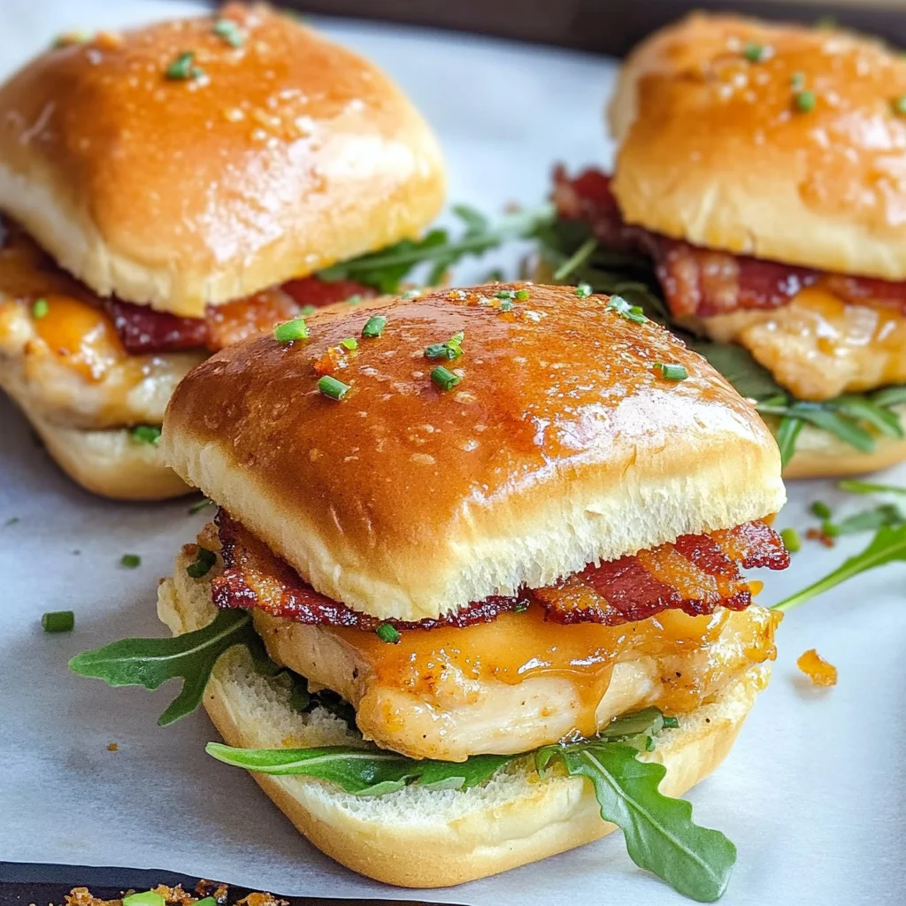 Maple Chicken & Bacon Sliders