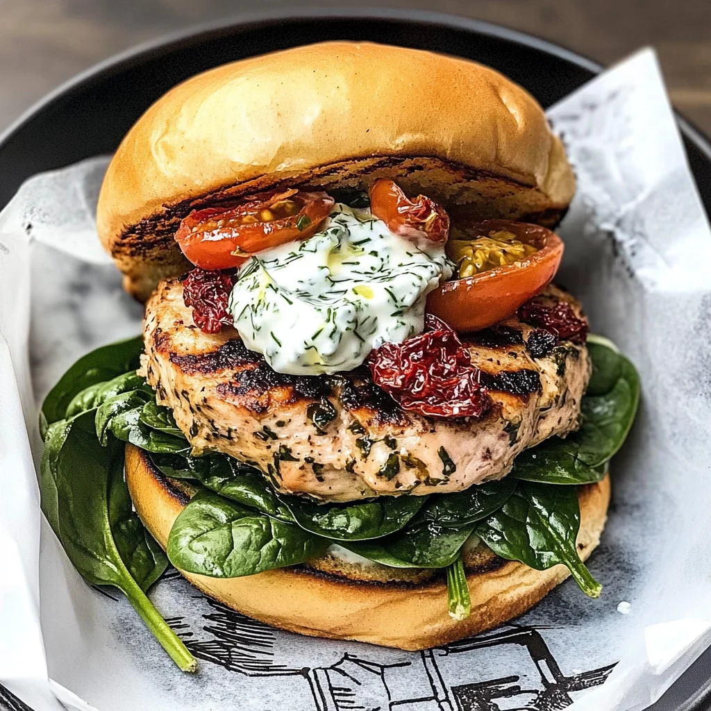 Mediterranean Turkey Burgers