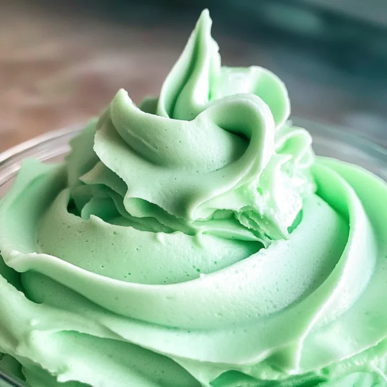 Mint Buttercream Frosting