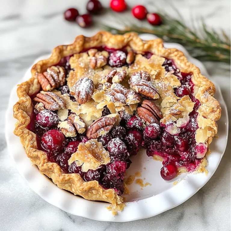 Nantucket Holiday Cranberry Pie