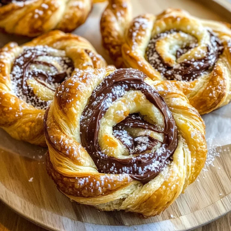 Nutella Puff Pastries