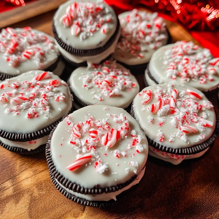 Peppermint Bark Oreos