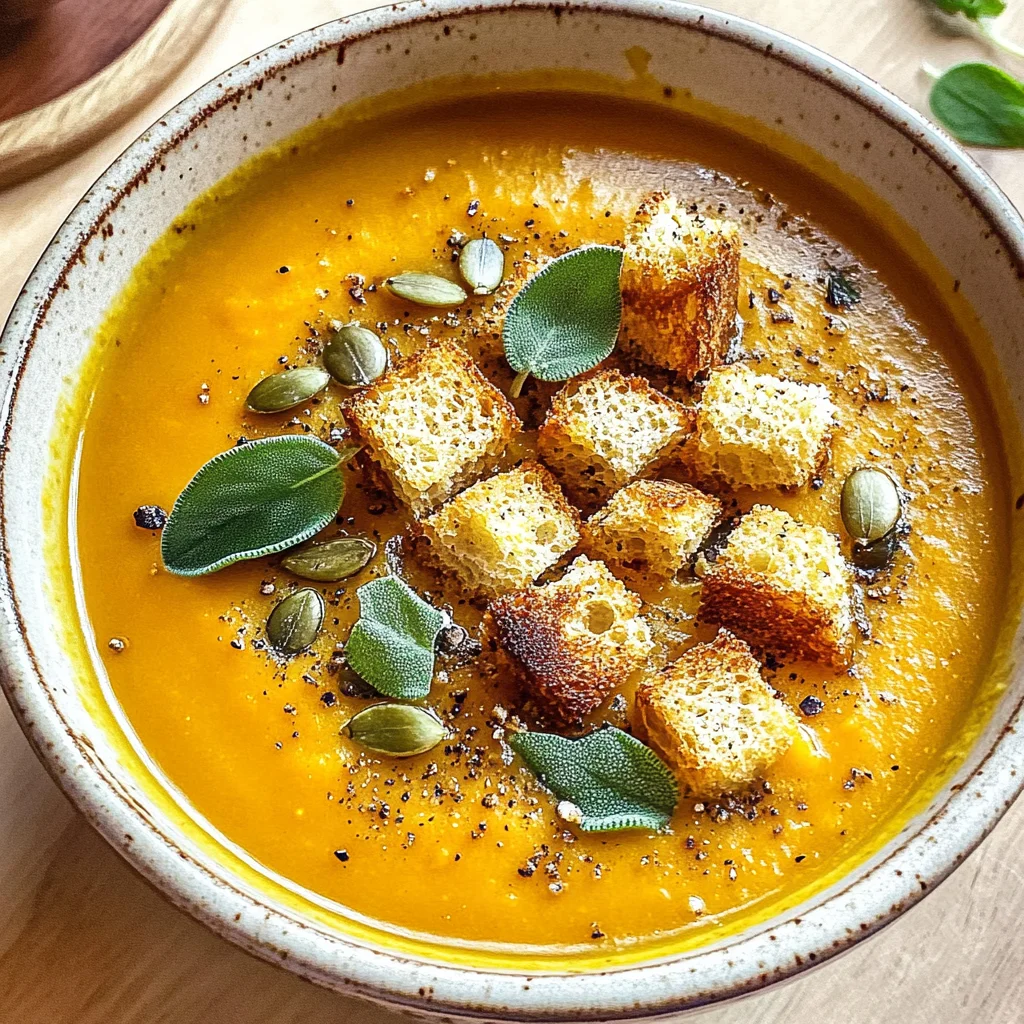 Sage Roasted Butternut Squash Soup