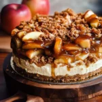 Salted Caramel Apple Pie Cheesecake