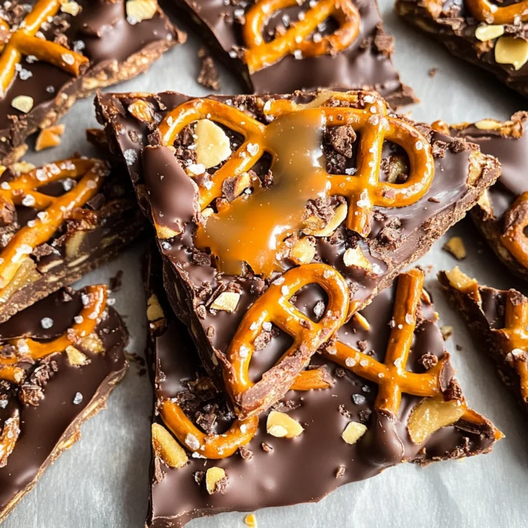 Salted Caramel Pretzel Bark