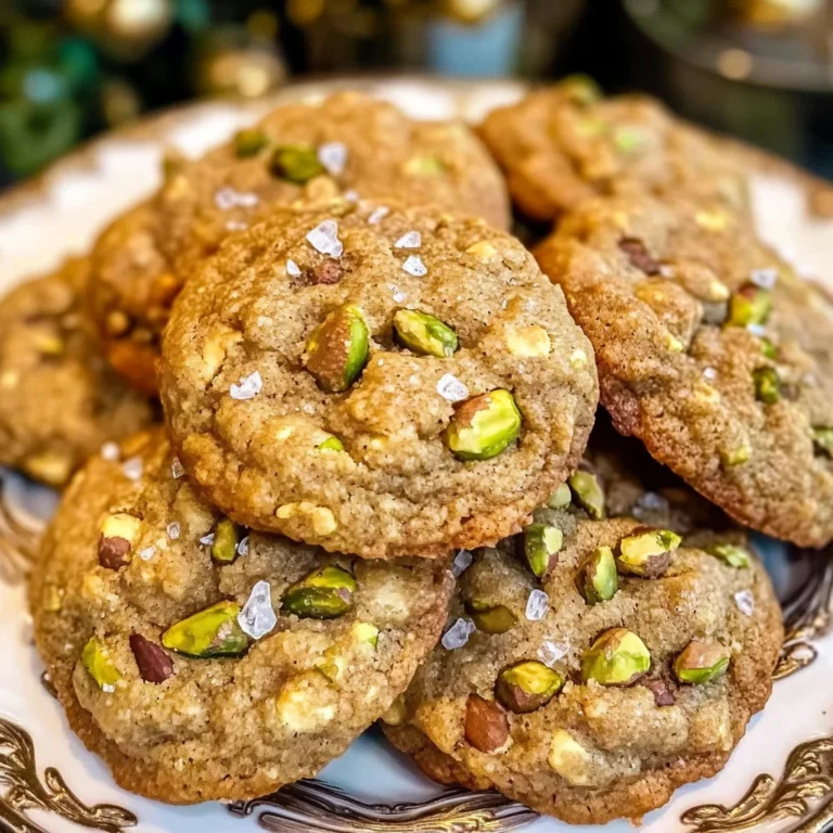 Salted Honey Pistachio Cookies