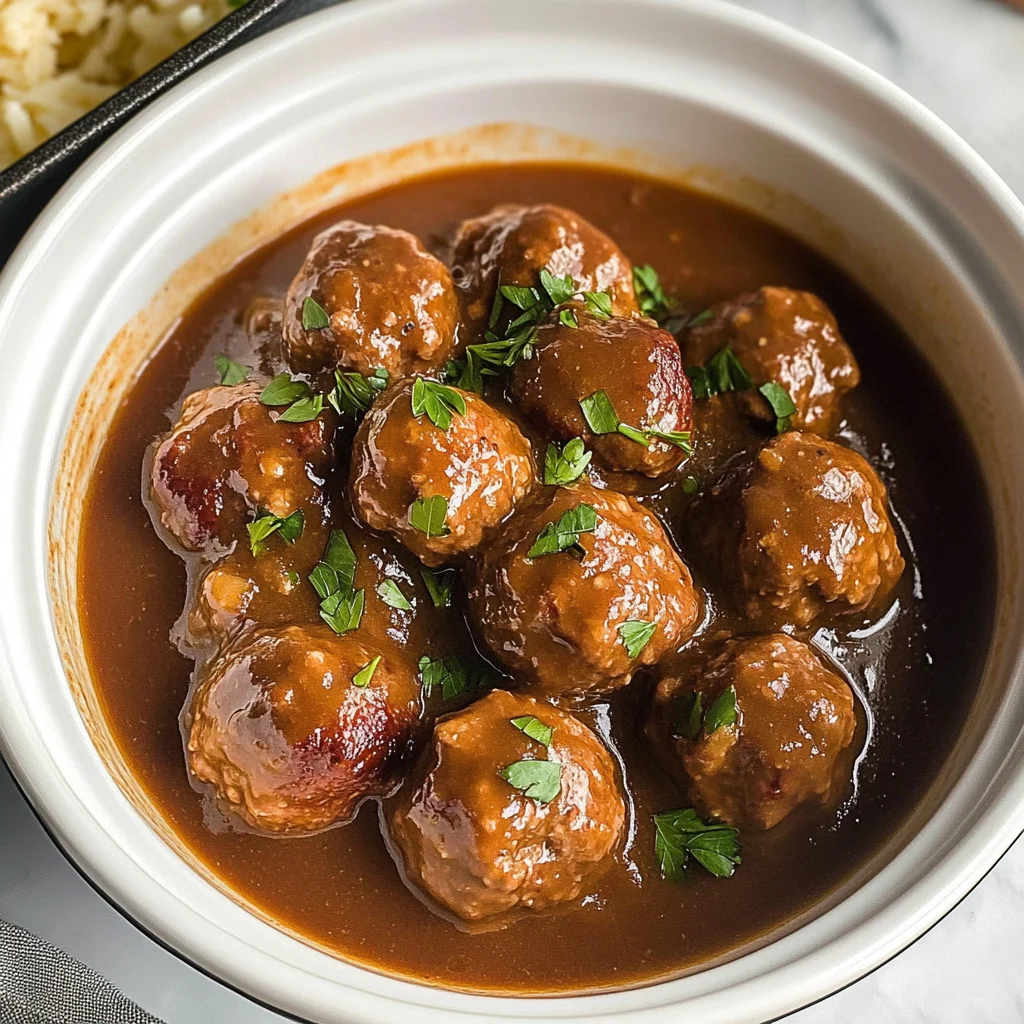 Slow Cooker Salisbury Steak Meatballs: Family-Friendly Comfort