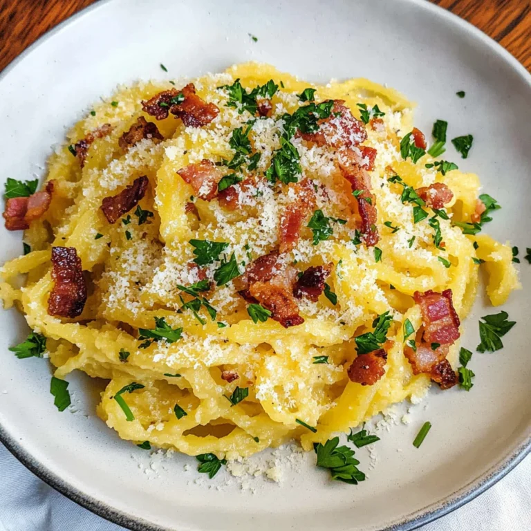 Spaghetti Squash Carbonara