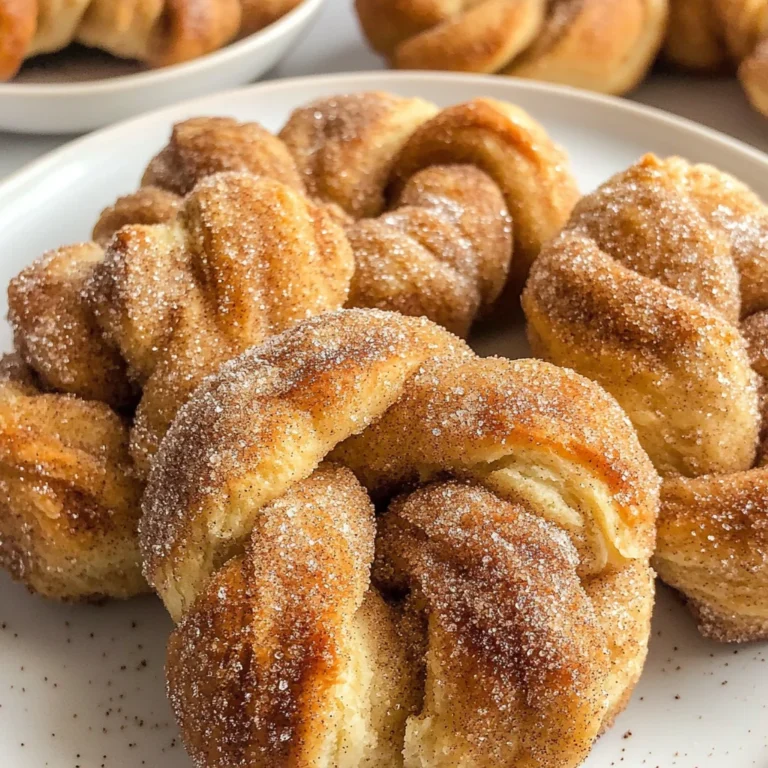 Vegan Cinnamon Sugar Knots
