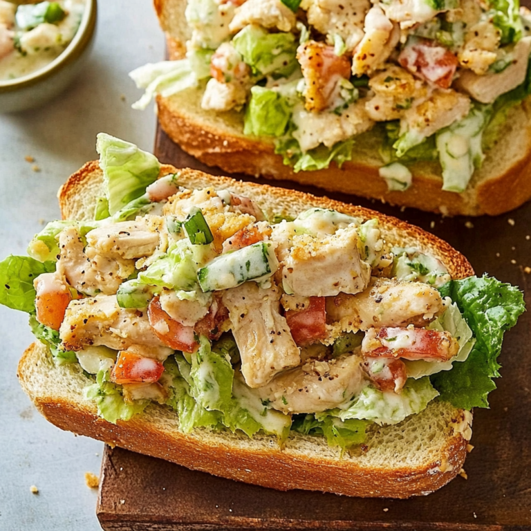 Crunchy Chicken Caesar Sandwich