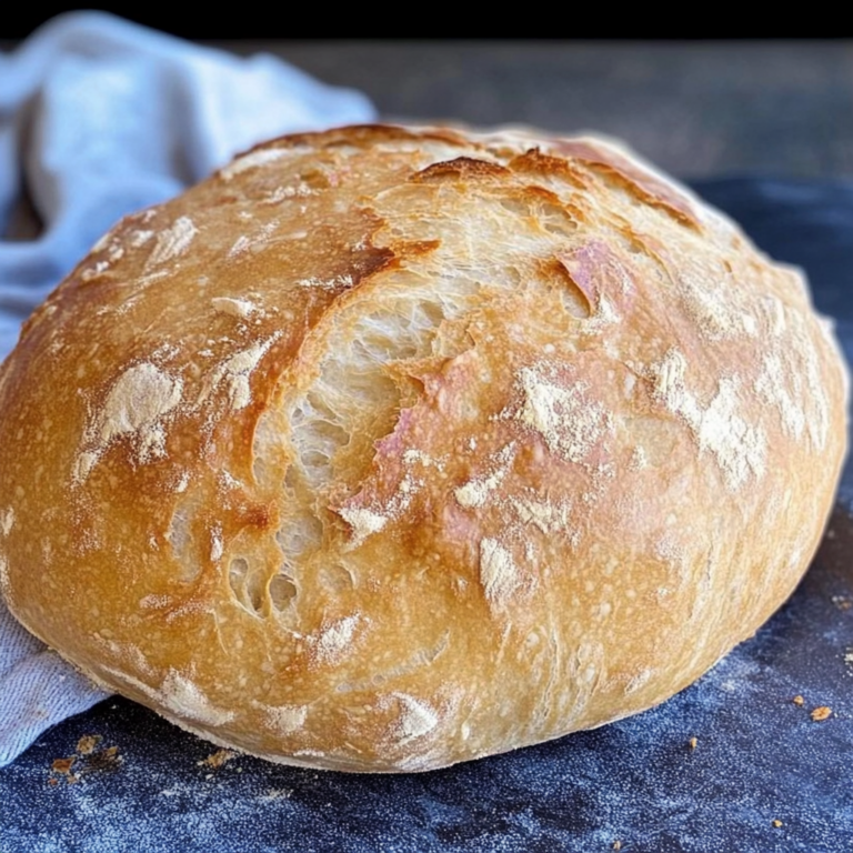 Rustic Italian Crusty Bread Recipe